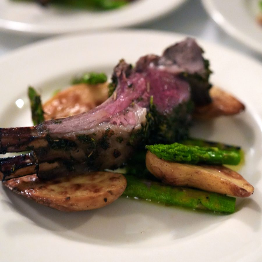Grilled lamb chops