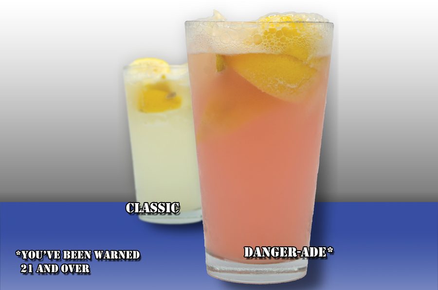 Fresh-squeezed lemonade